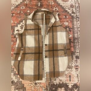 Amazon Brown Plaid Women's Vest